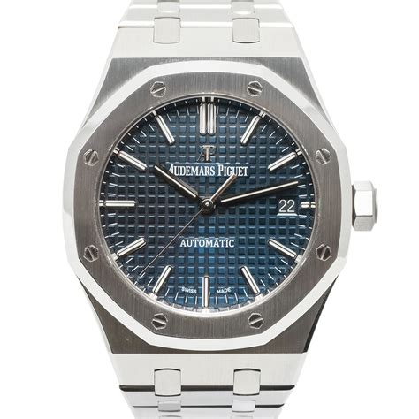 royal oak blue dial 15450st.